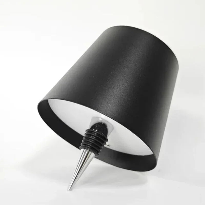 Luminária Abajur de LED Recarregável para Garrafas