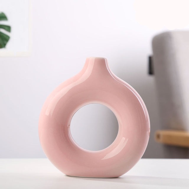 Vaso Nórdico em Cerâmica Color