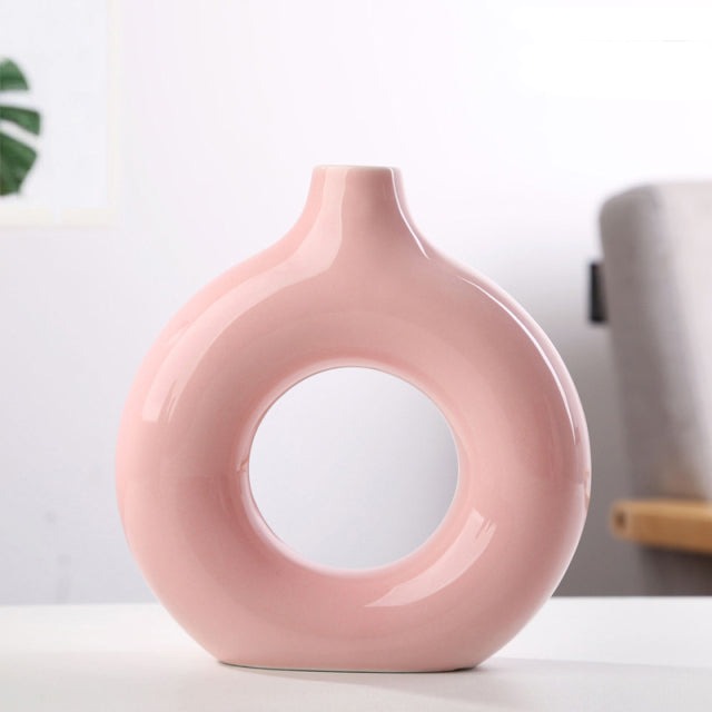Vaso Nórdico em Cerâmica Color