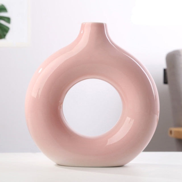 Vaso Nórdico em Cerâmica Color