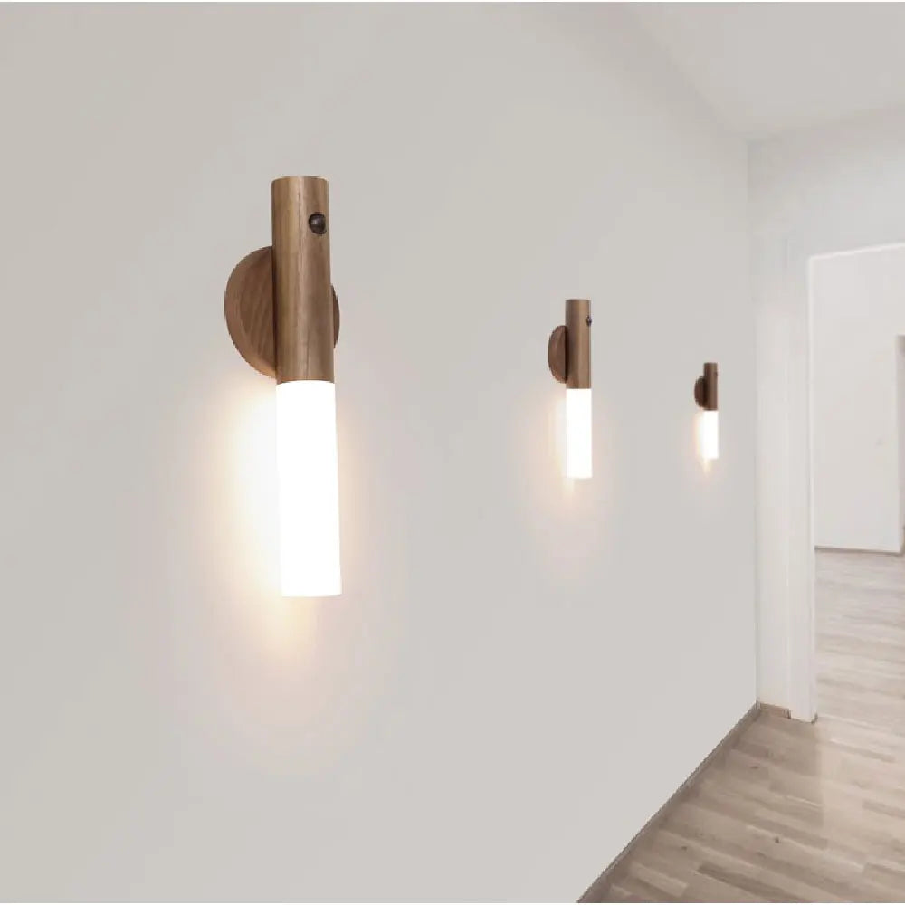 Mini Luminária LED Bastão Recarregável com  Sensor de Movimento