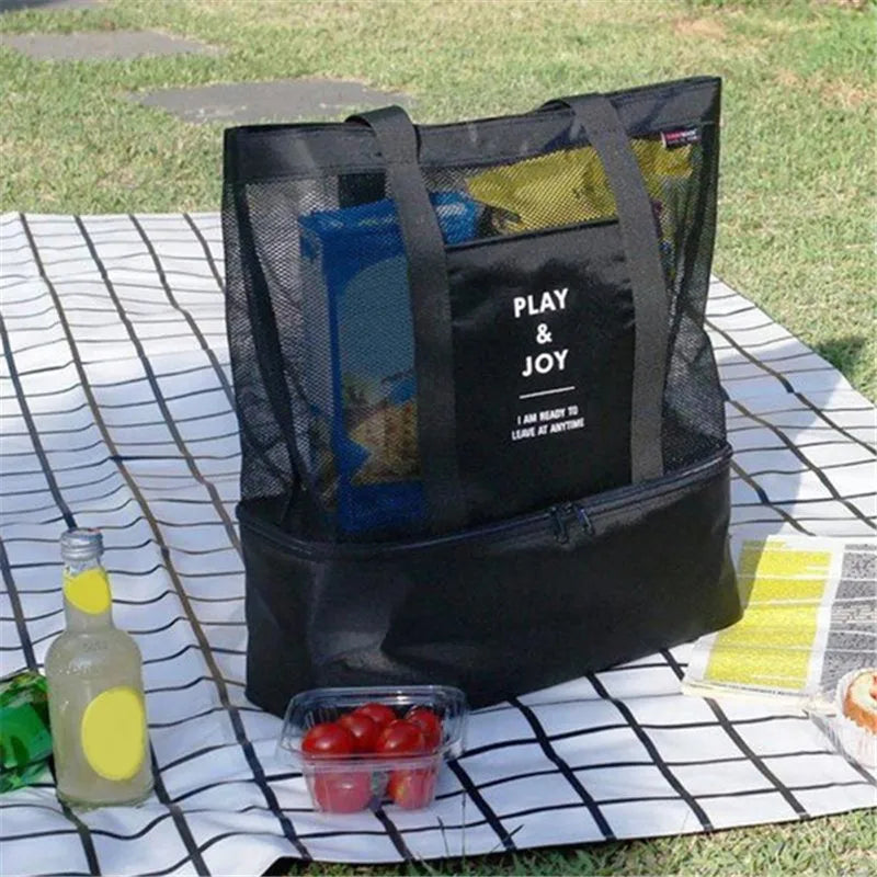 Bolsa de Praia com Compartimento Térmico