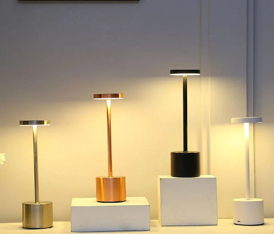 Luminária de Mesa Recarregável Sem Fio