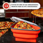 Porta Pizza em Silicone Retrátil