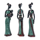 Conjunto de Esculturas Africanas - 3 Peças