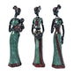 Conjunto de Esculturas Africanas - 3 Peças