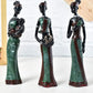 Conjunto de Esculturas Africanas - 3 Peças