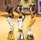 Conjunto de Esculturas Africanas - 3 Peças