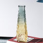 Vaso Vintage Europeu em Vidro em Relevo
