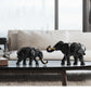 Conjunto de Elefantes em Resina