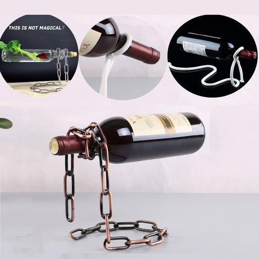 Corrente ou Corda Mágica Suporte para Vinhos