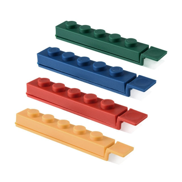 Prendedor de Vedação Lego - 4 Peças