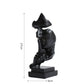 Estátua em Resina “O Silêncio é Ouro!”