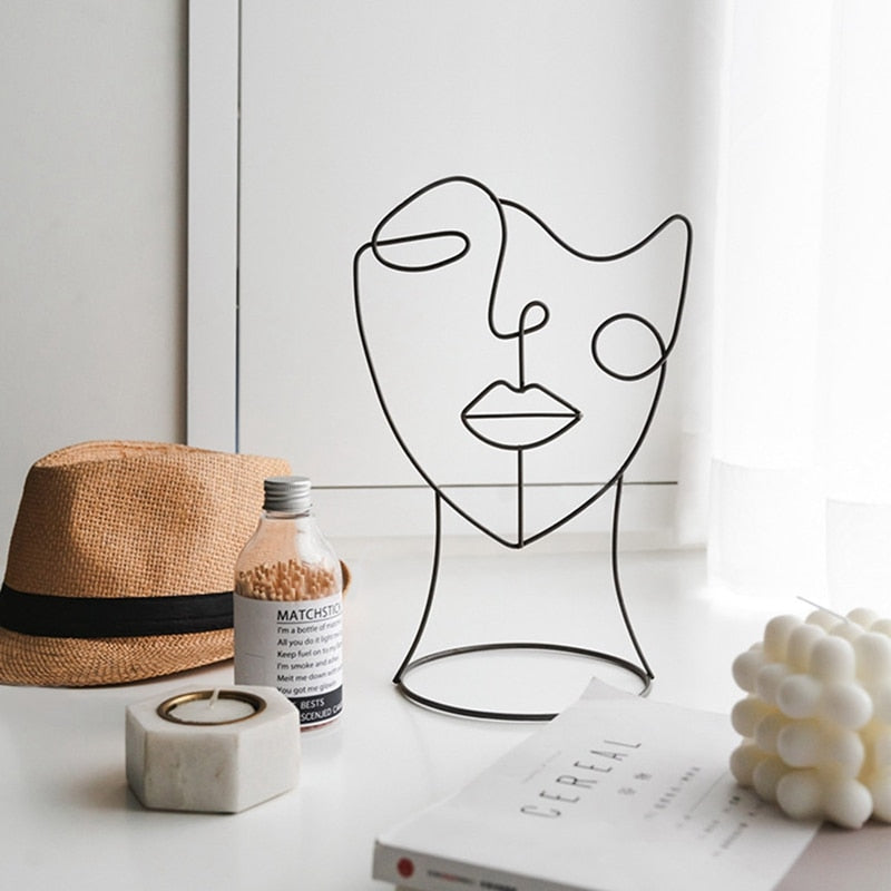 Escultura Face Abstrata