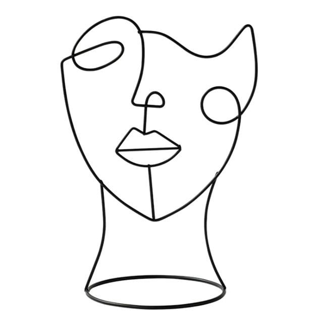 Escultura Face Abstrata