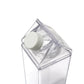 Garrafa Transparente com Design de Caixa de Leite - 500ml ou 1000ml