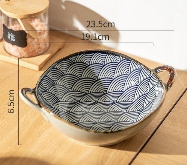 Tigela em Cerâmica Estilo Japonês